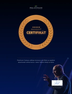 Palatinum Academy - Certifikát