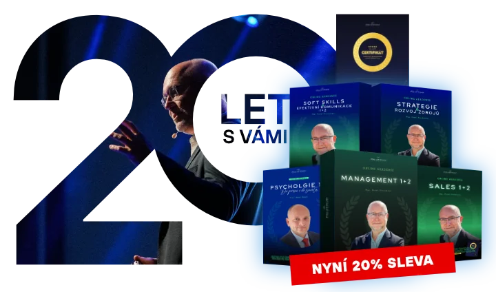 Slavíme dál a vy máte 20 %.