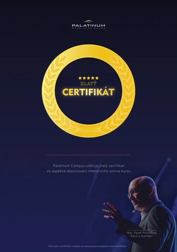 Zlatý certifikát Palatinum